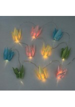 House of Disaster String Lights With Origami Birds